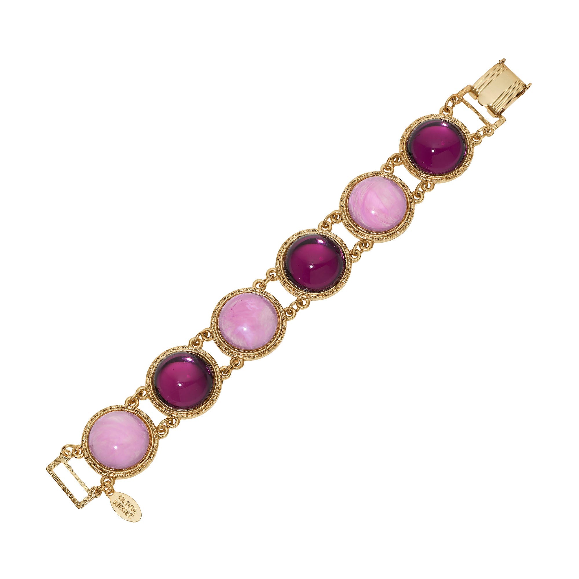 Olivia Riegel Jewelry Olivia Riegel Round Amethyst & Lilac Bracelet