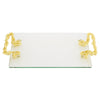 Olivia Riegel Gfitware Olivia Riegel Serpentina Glass Tray Gold