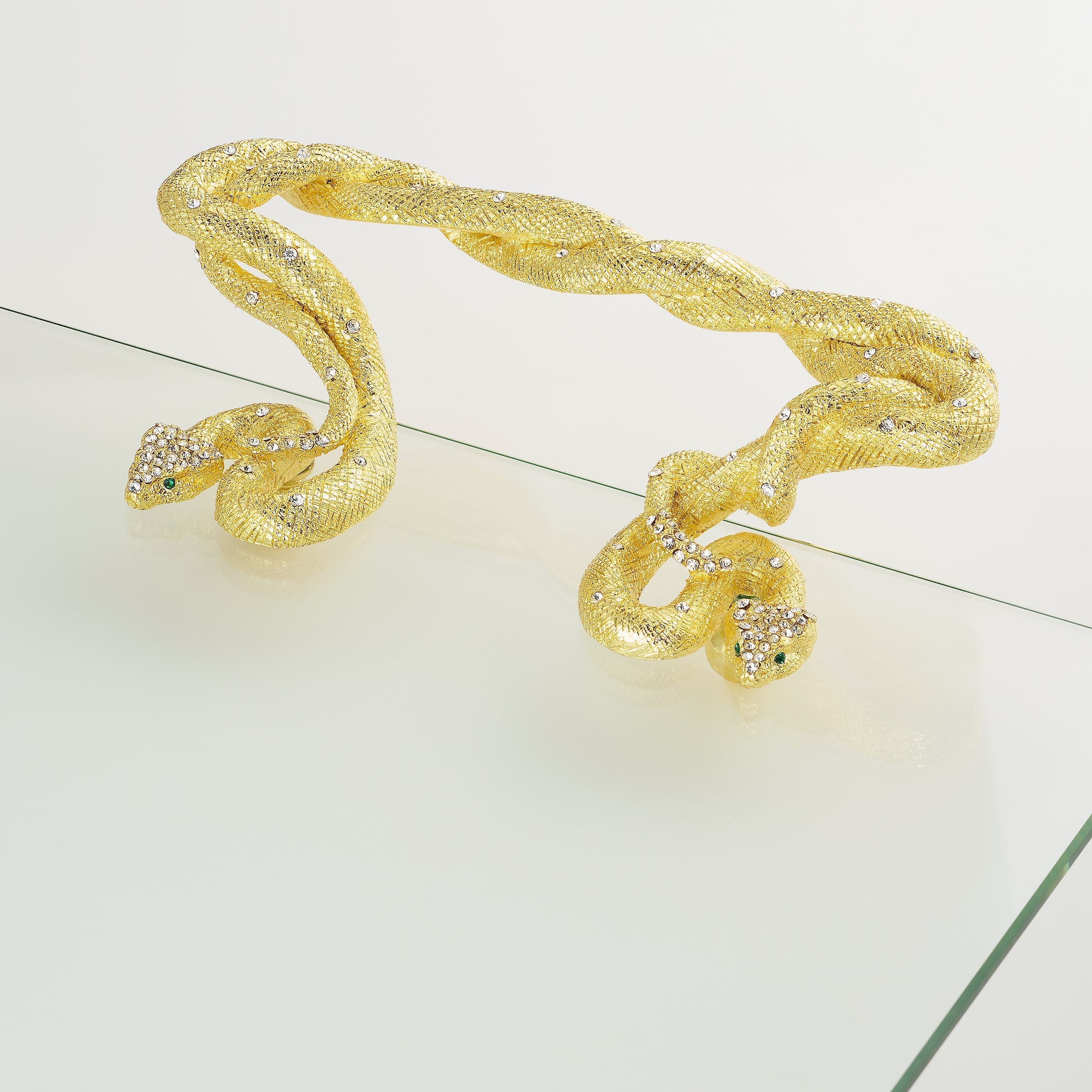 Olivia Riegel Gfitware Olivia Riegel Serpentina Glass Tray Gold