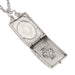 Olivia Riegel Jewelry Olivia Riegel Silver Locket Necklace with Blue Enamel & Green Stones