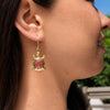 Olivia Riegel Jewelry Olivia Riegel Turtle Drop Earrings Pink