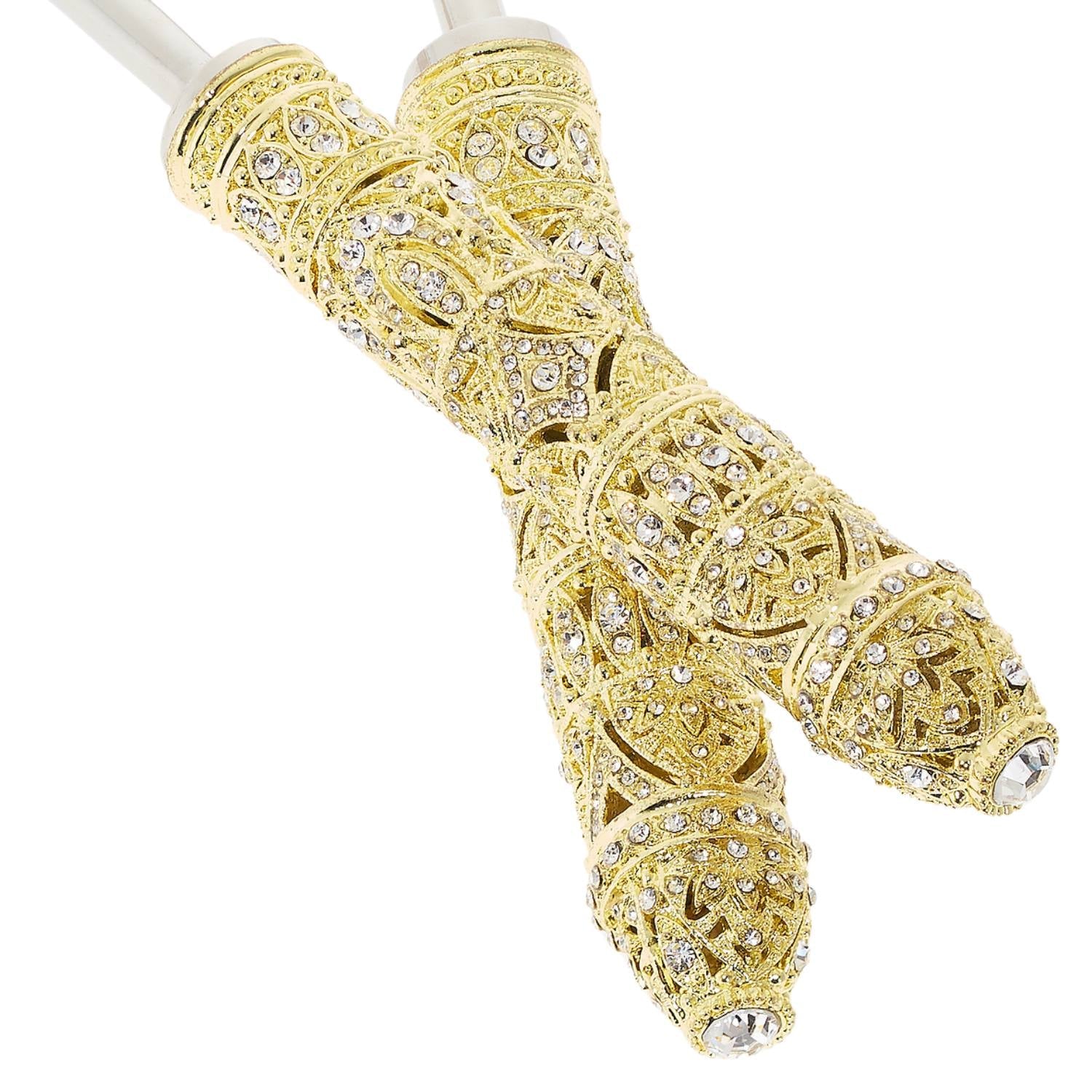 Olivia Riegel Giftware Olivia Riegel Windsor Salad Serving Set Gold