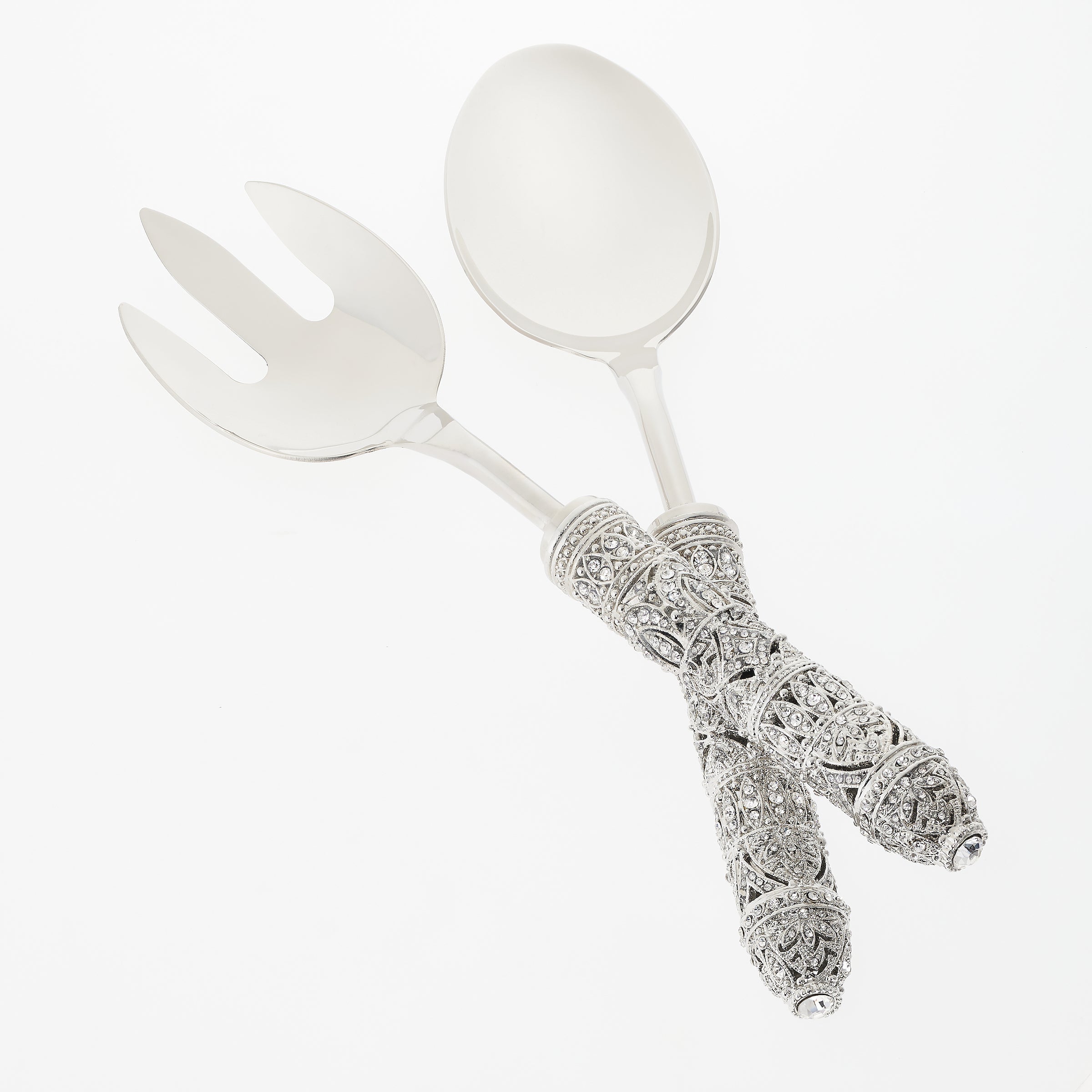 Olivia Riegel Giftware Olivia Riegel Windsor Salad Serving Set Silver