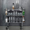 Orrefors Art Glass Orrefors 53 Piece Street Bar Cart