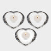 Orrefors Art Glass Orrefors Amour Votive Set of 3