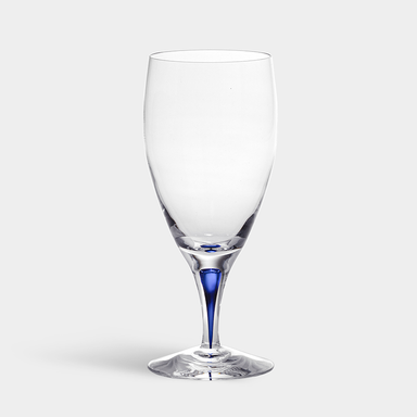 Orrefors Art Glass Orrefors Blue Intermezzo Blue Iced Beverage