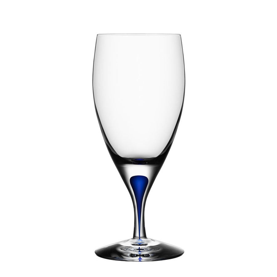 Orrefors Art Glass Orrefors Blue Intermezzo Blue Iced Beverage