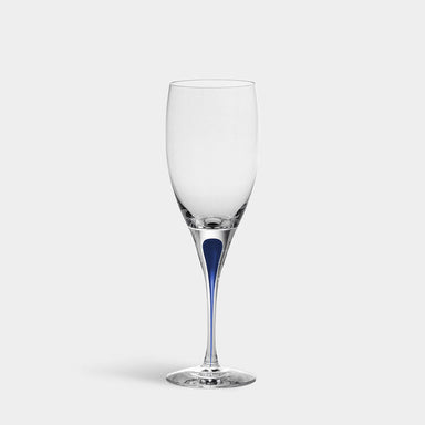 Orrefors Art Glass Orrefors Blue Intermezzo Blue White Wine
