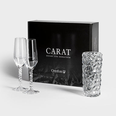 Orrefors Art Glass Orrefors Carat 3 Piece Gift Set