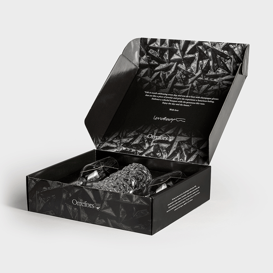 Orrefors Art Glass Orrefors Carat 3 Piece Gift Set