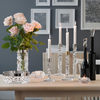 Orrefors Giftware Orrefors Carat Candlestick Brass Medium - Set of 2