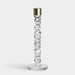 Orrefors Art Glass Orrefors Carat Candlestick Silver Large