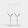 Orrefors Art Glass Orrefors Carat Champagne - Set of 2