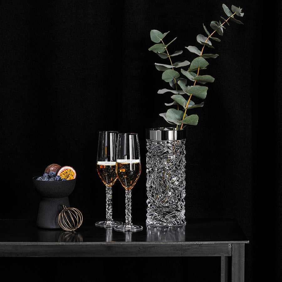 Orrefors Art Glass Orrefors Carat Champagne - Set of 2