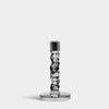 Orrefors Art Glass Orrefors Carat Graphite Candlestick Small
