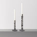 Orrefors Art Glass Orrefors Carat Graphite Candlestick Small