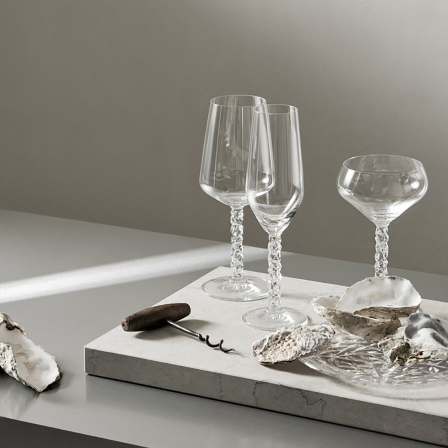 Orrefors Art Glass Orrefors Carat Wine - Set of 2