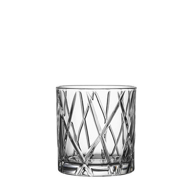 Orrefors Art Glass Orrefors City Double Old Fashioned - Set of 4