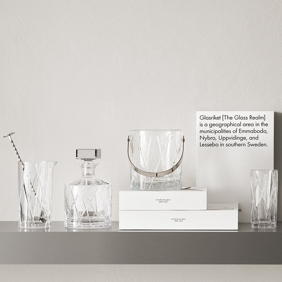 Orrefors Art Glass Orrefors City Mixing Glass incl. a spoon