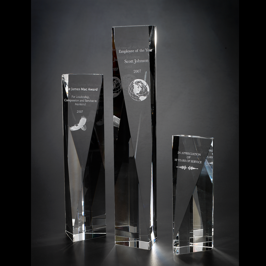 Orrefors Art Glass Orrefors City Spire Award Large
