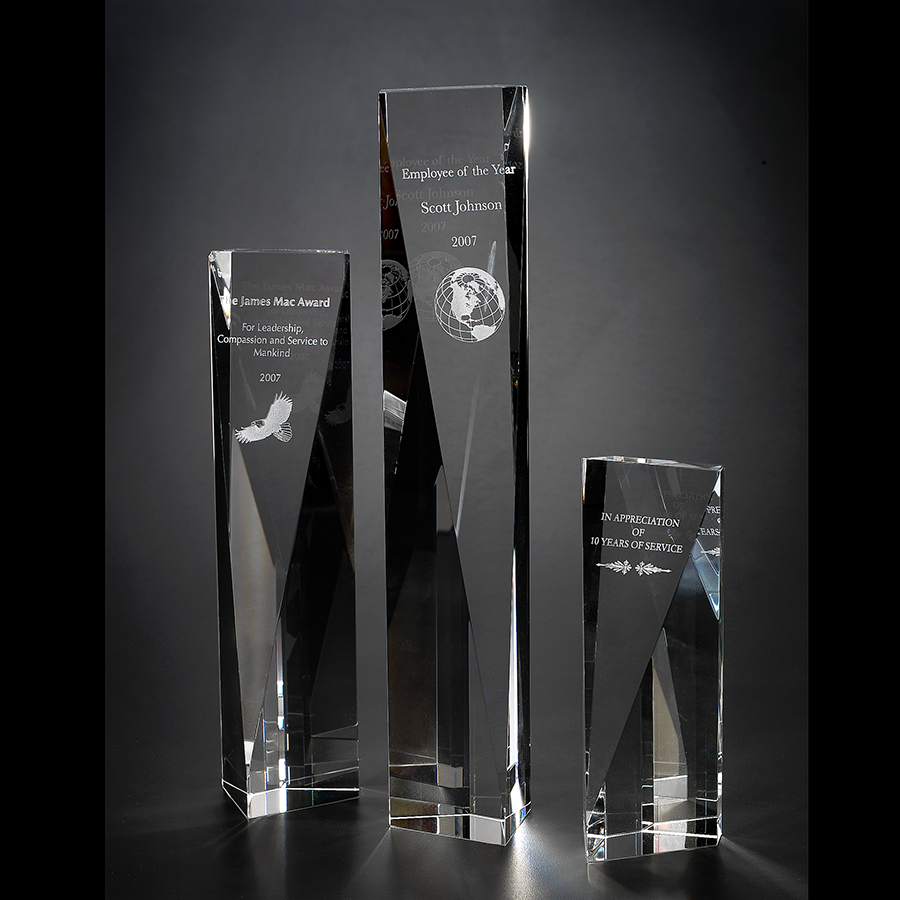Orrefors Art Glass Orrefors City Spire Award Small