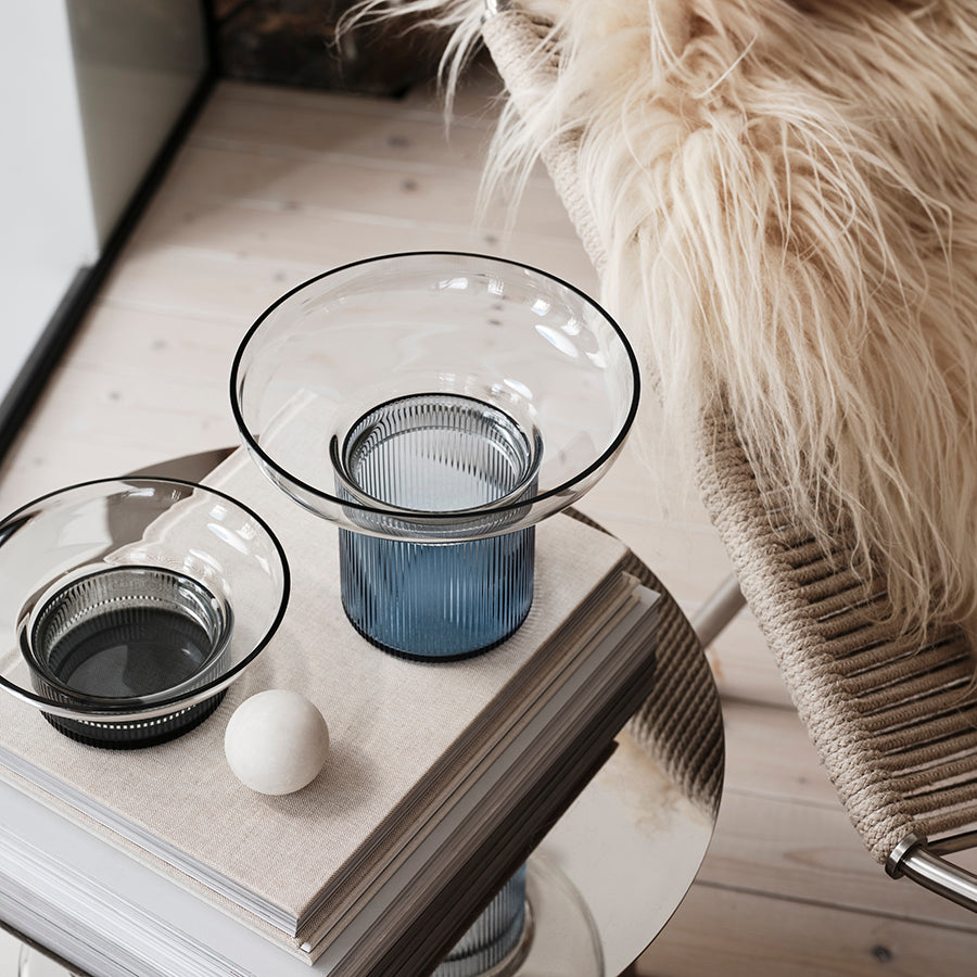 Orrefors Art Glass Orrefors Ensemble Blue/Gray Medium