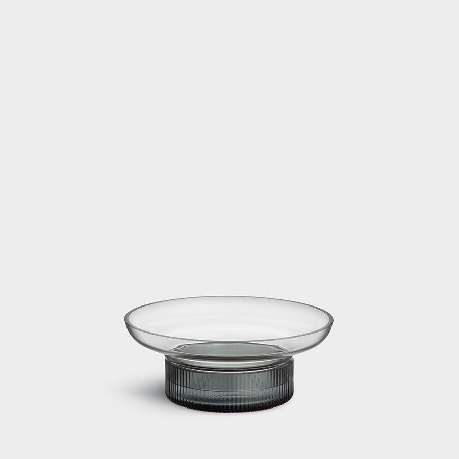 Orrefors Art Glass Orrefors Ensemble Smokey Blue/Gray Small