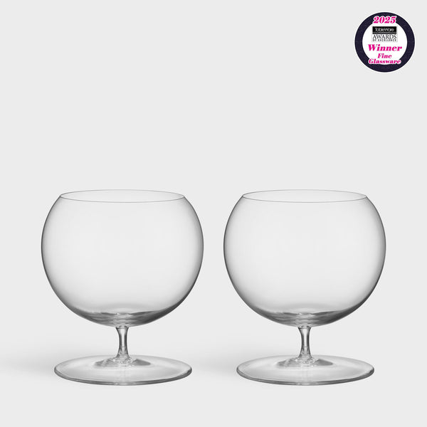 Orrefors Giftware Orrefors Geometry Cognac - Set of 2