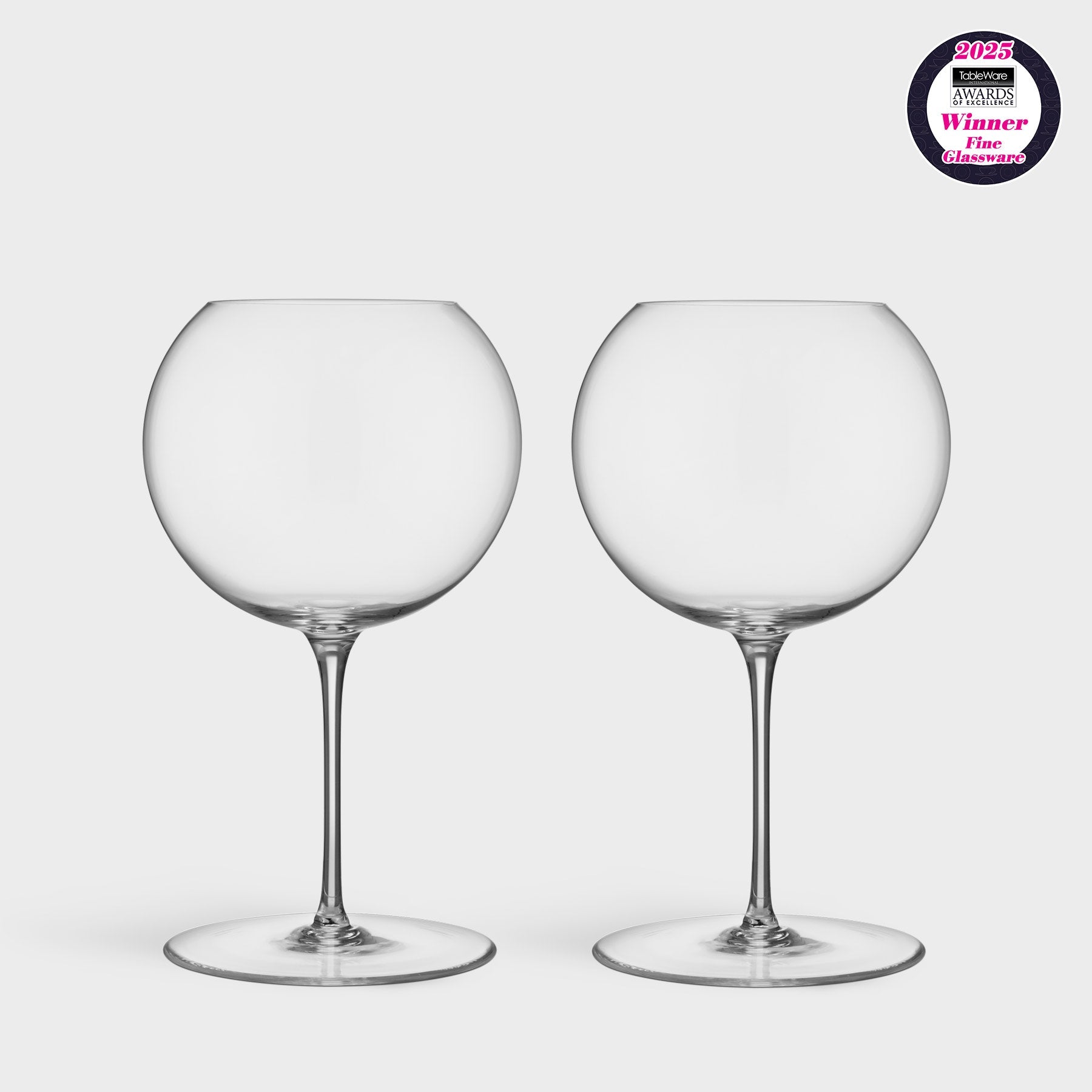 Orrefors Giftware Orrefors Geometry Red Wine - Set of 2