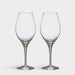 Orrefors Art Glass Orrefors Gold Intermezzo Gold Balance Set of 2