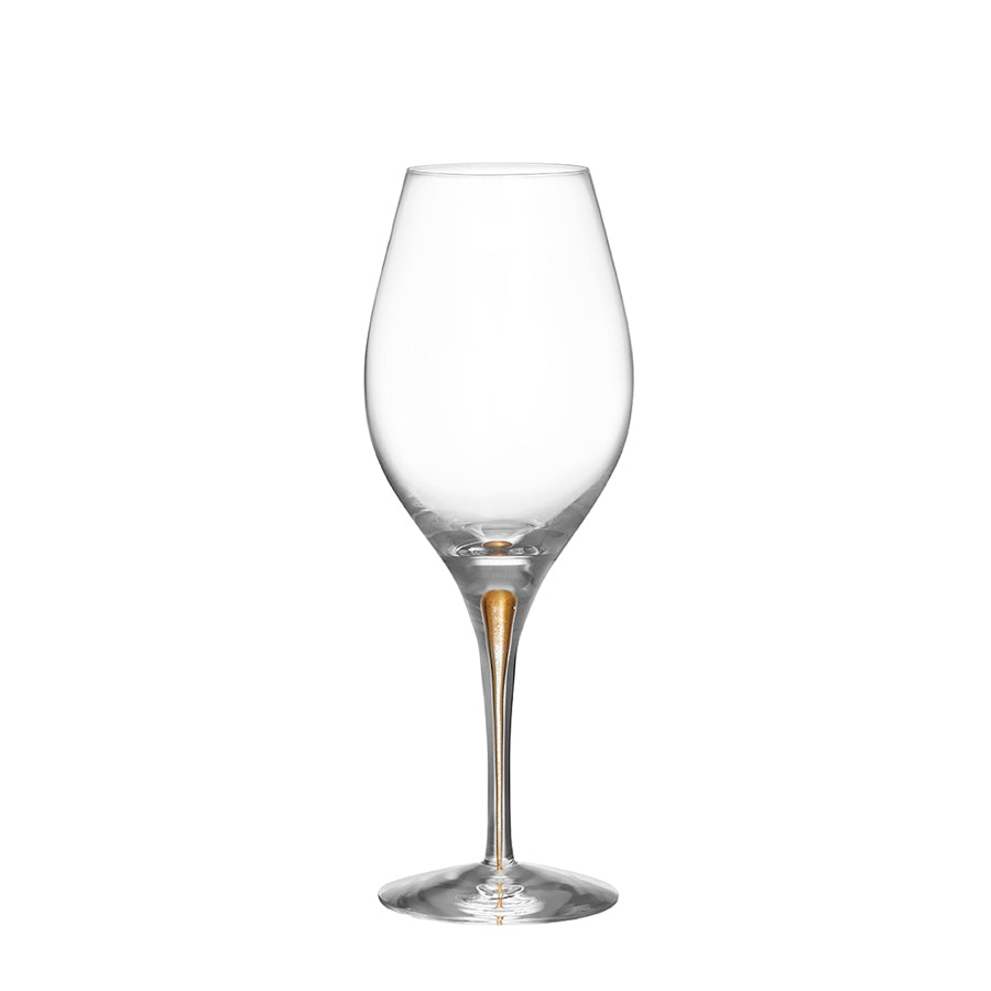 Orrefors Art Glass Orrefors Gold Intermezzo Gold Balance Set of 2