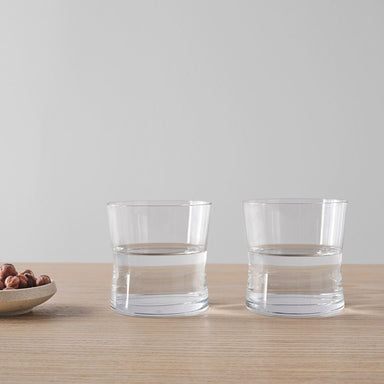 Orrefors Art Glass Orrefors Grace Double Old Fashioned - Set of 2