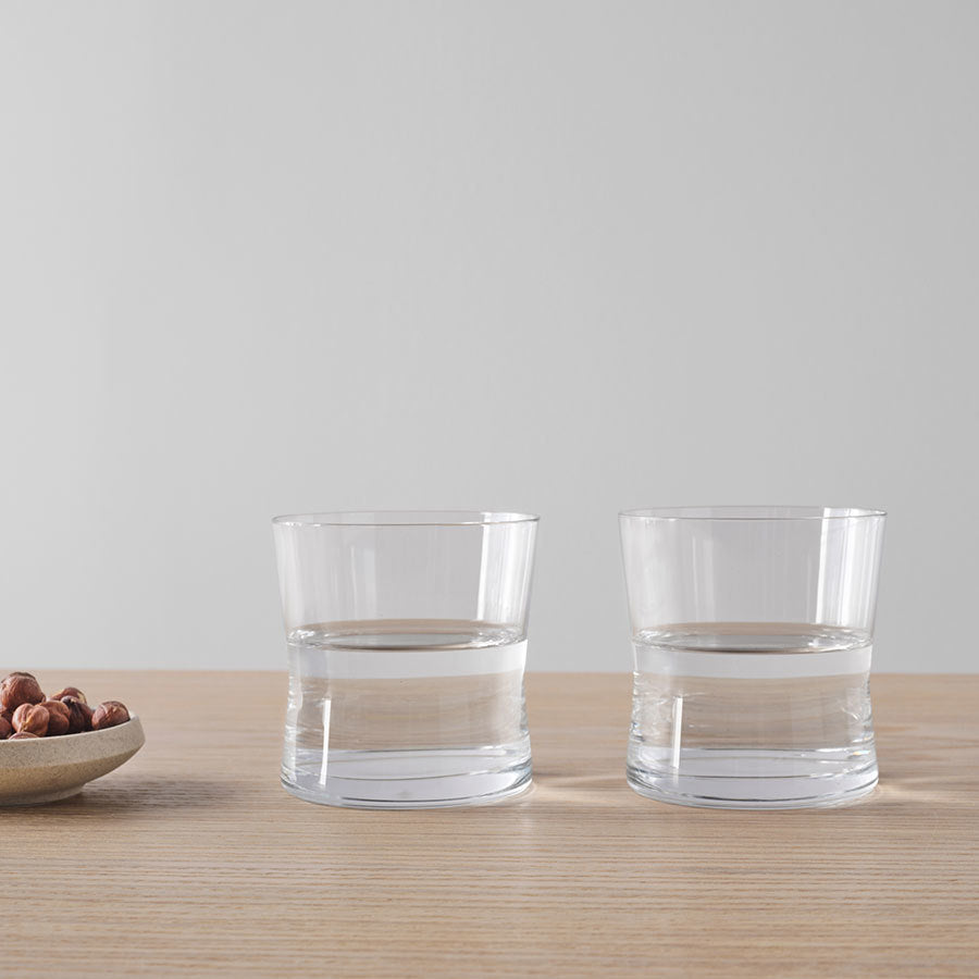 Orrefors Art Glass Orrefors Grace Double Old Fashioned - Set of 2