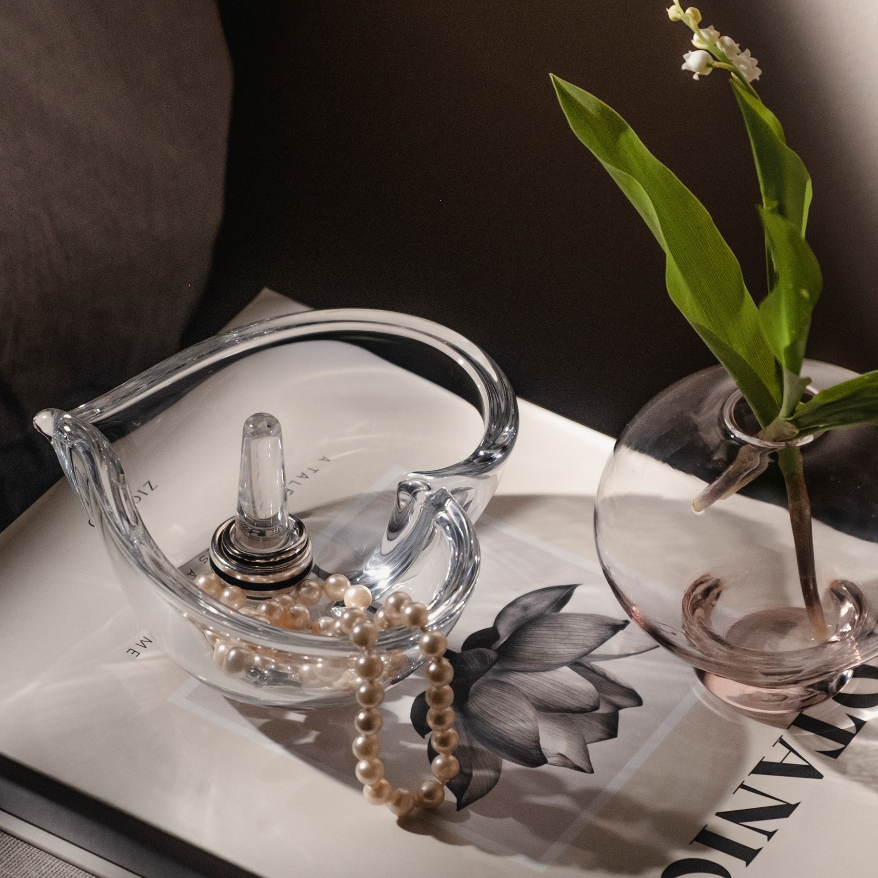 Orrefors Art Glass Orrefors Heart Ring Holder