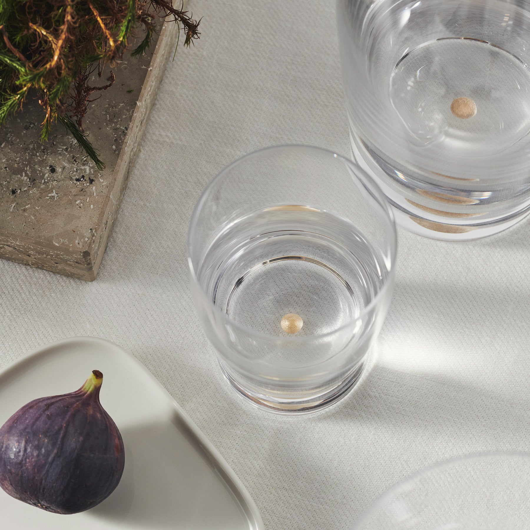 Orrefors Giftware Orrefors Intermezzo Gold Small Tumbler - Set of 2