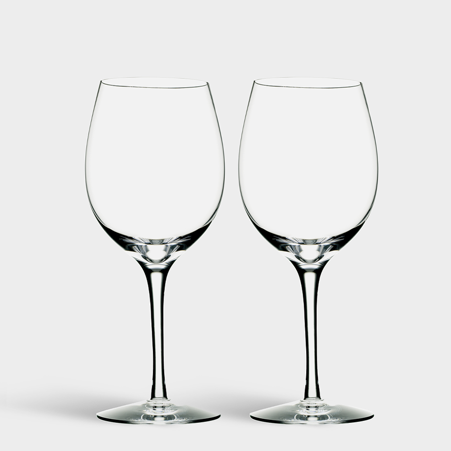 Orrefors Art Glass Orrefors Merlot Wine Medium - Set of 2