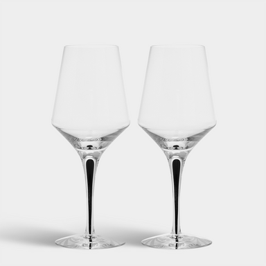 Orrefors Art Glass Orrefors Metropol White Wine - Set of 2