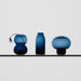 Orrefors Giftware Orrefors Midsummer Vases Midnight Blue Mini Set Of 7 Ltd