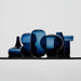 Orrefors Giftware Orrefors Midsummer Vases Midnight Blue Mini Set Of 7 Ltd