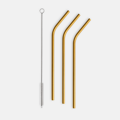 Orrefors Art Glass Orrefors Peak Cocktail Straws - Set of 4