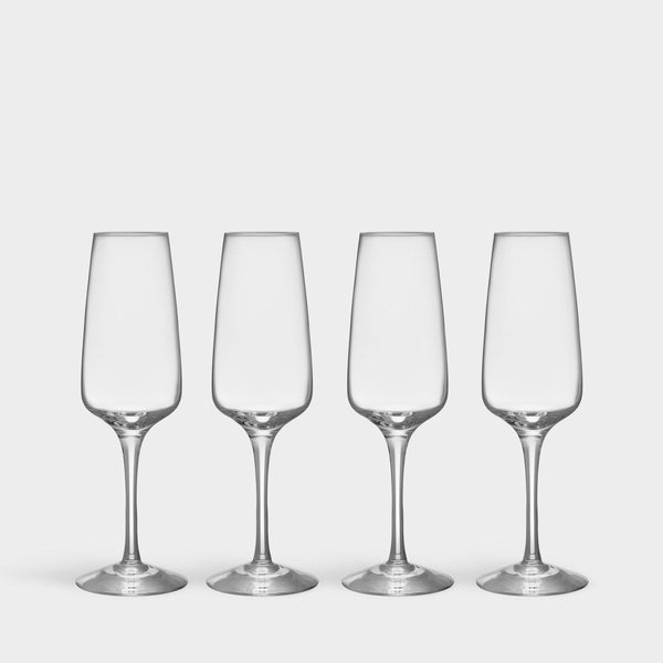 Orrefors Giftware Orrefors Pulse Champagne Set of 4