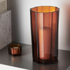 Orrefors Giftware Orrefors Reed Hurricane Amber