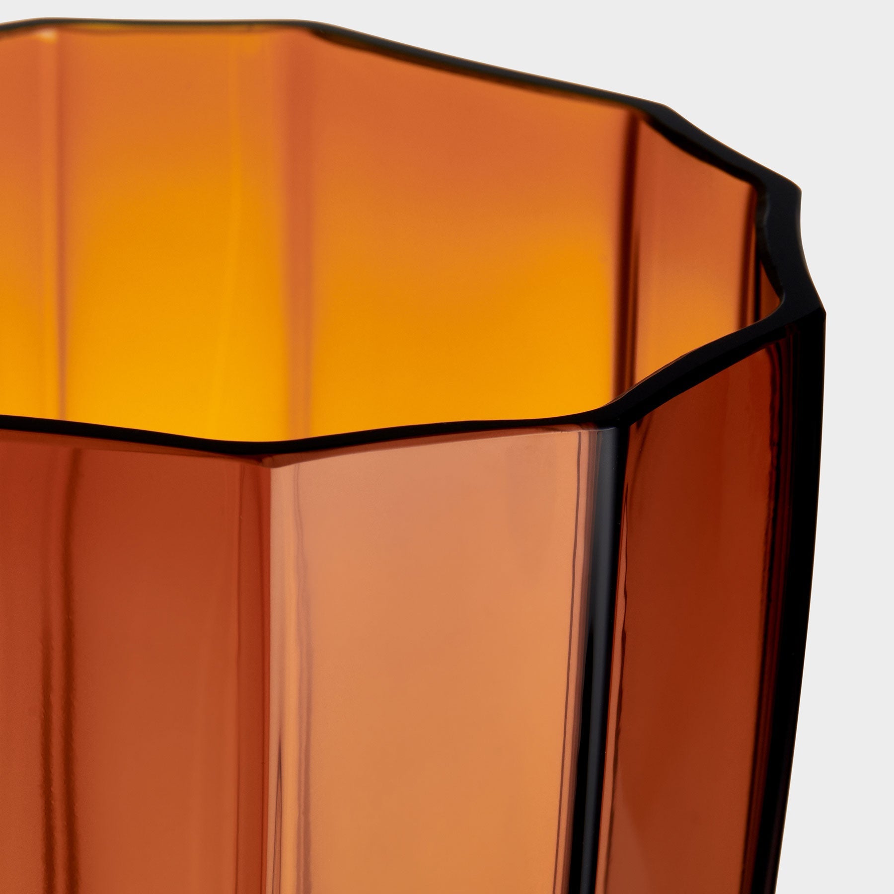 Orrefors Giftware Orrefors Reed Hurricane Amber