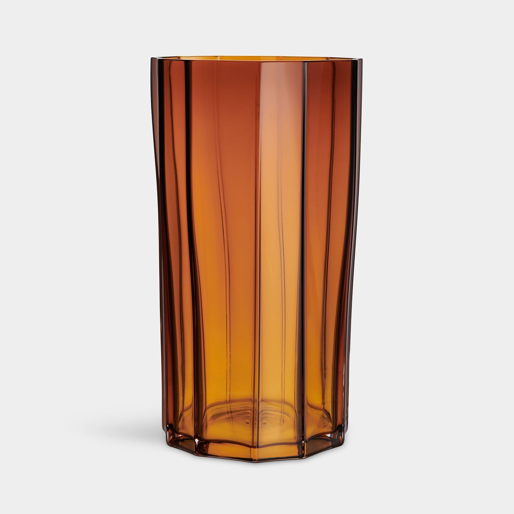 Orrefors Giftware Orrefors Reed Hurricane Amber