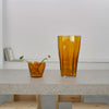 Orrefors Art Glass Orrefors Reed Vase Amber Large