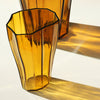 Orrefors Giftware Orrefors Reed Vase Amber Medium
