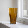 Orrefors Giftware Orrefors Reed Vase Amber Medium