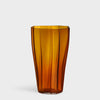 Orrefors Giftware Orrefors Reed Vase Amber Medium