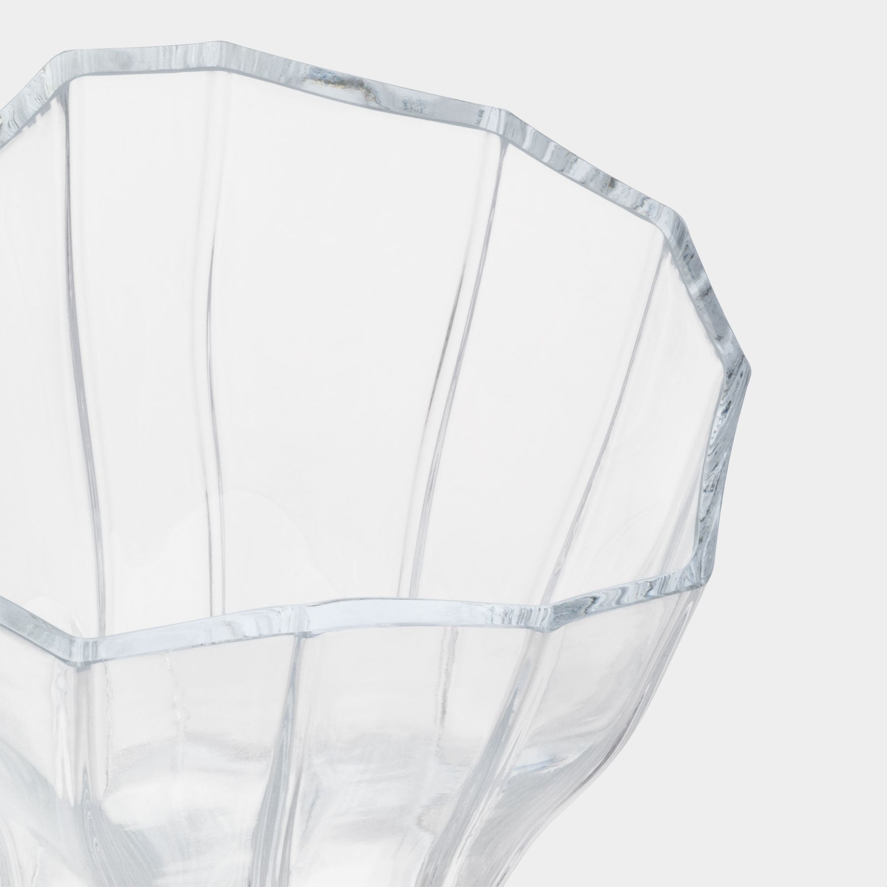 Orrefors Art Glass Orrefors Reed Vase Clear Medium