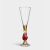 Orrefors Art Glass Orrefors Sparkling Devil Champagne Red